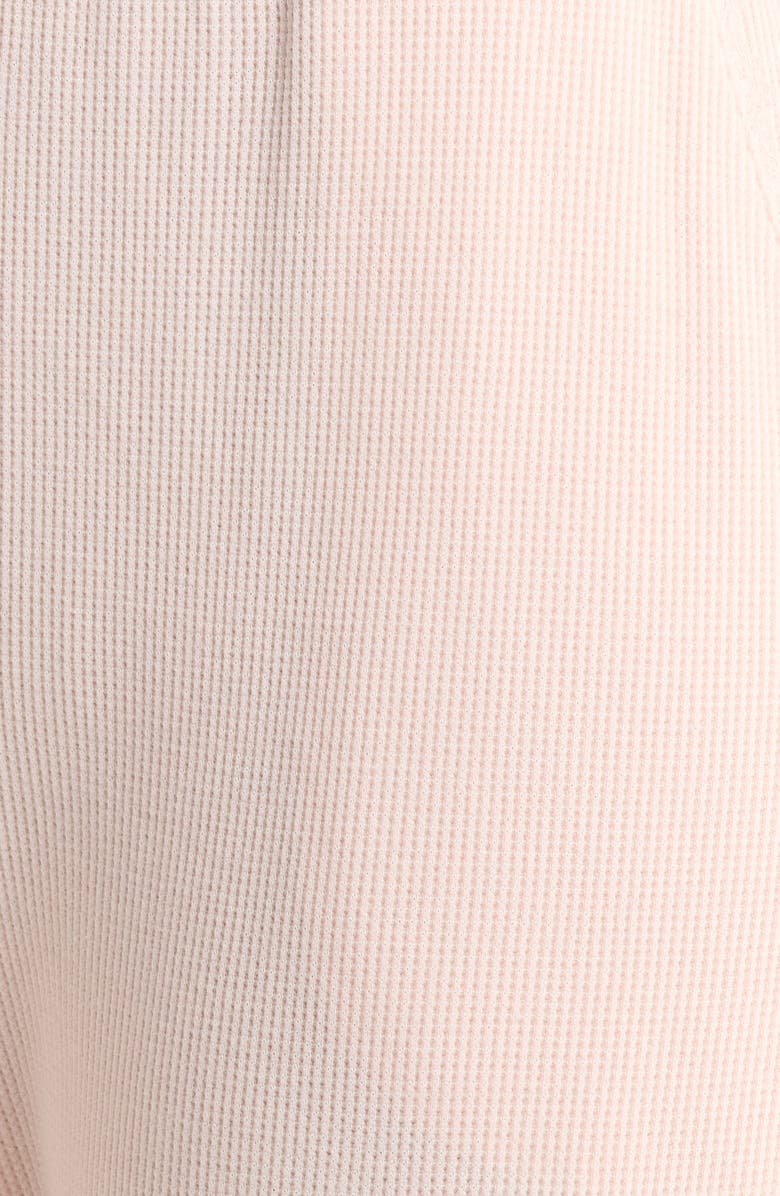 Papinelle Claire Waffle Knit Pajamas, Alternate, color, Pearl Blush