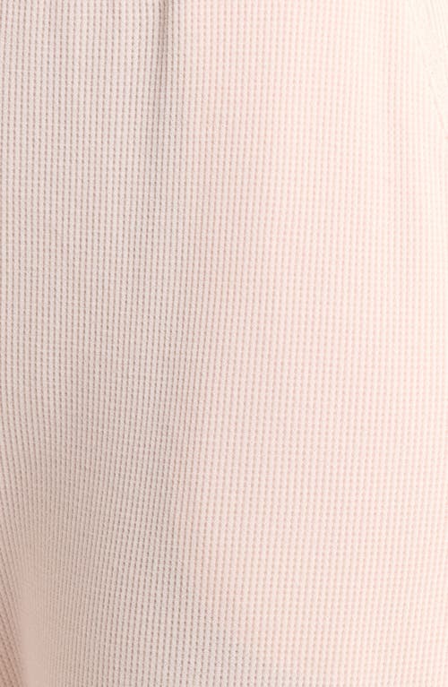 Papinelle Claire Waffle Knit Pajamas In Neutral