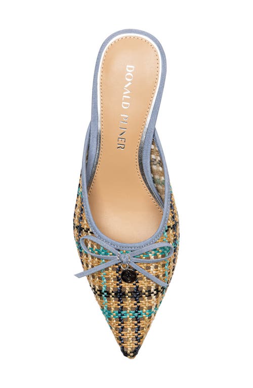 DONALD PLINER DONALD PLINER SOEL WOVEN RAFFIA BOW MULE 