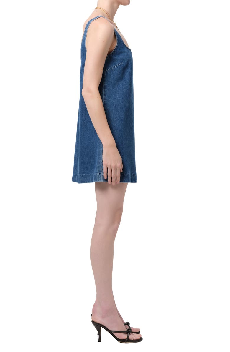 Citizens of Humanity Silvana Sleeveless Denim Shift Minidress, Alternate, color, Indigo