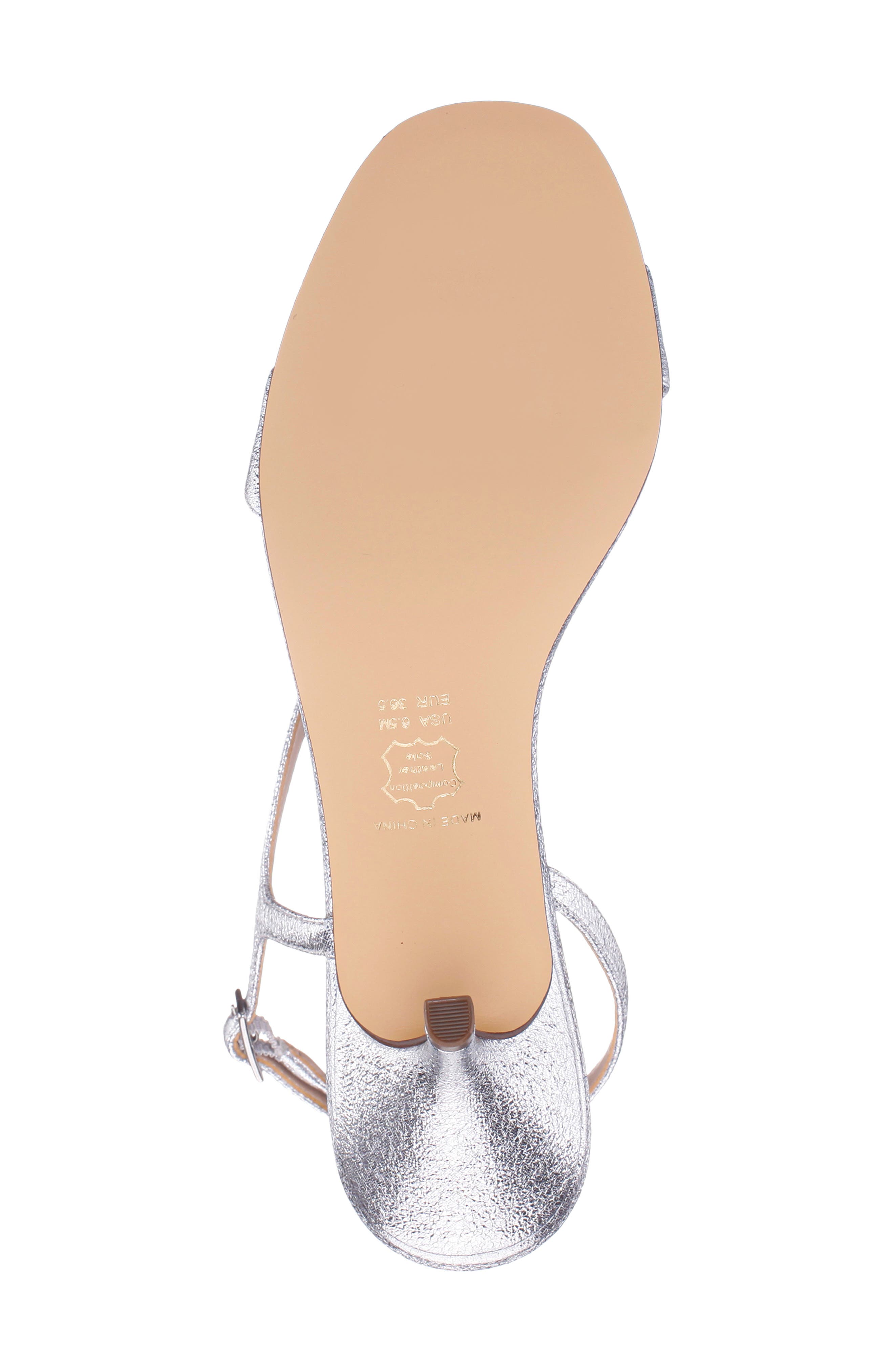 Bubbles Sandal, Alternate, color, SILVER