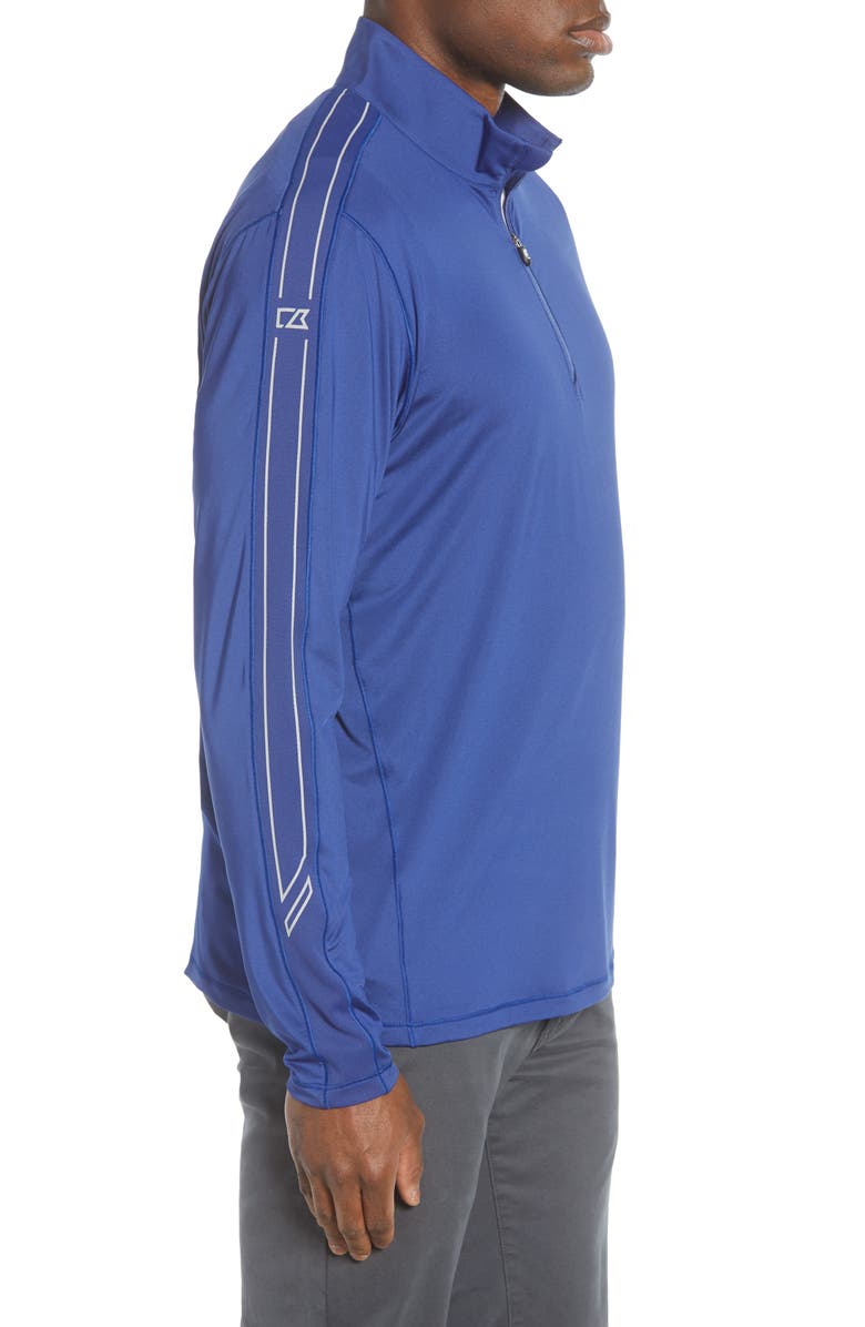 Cutter & Buck Pennant Classic Fit Half Zip Pullover, Alternate, color, Tour Blue