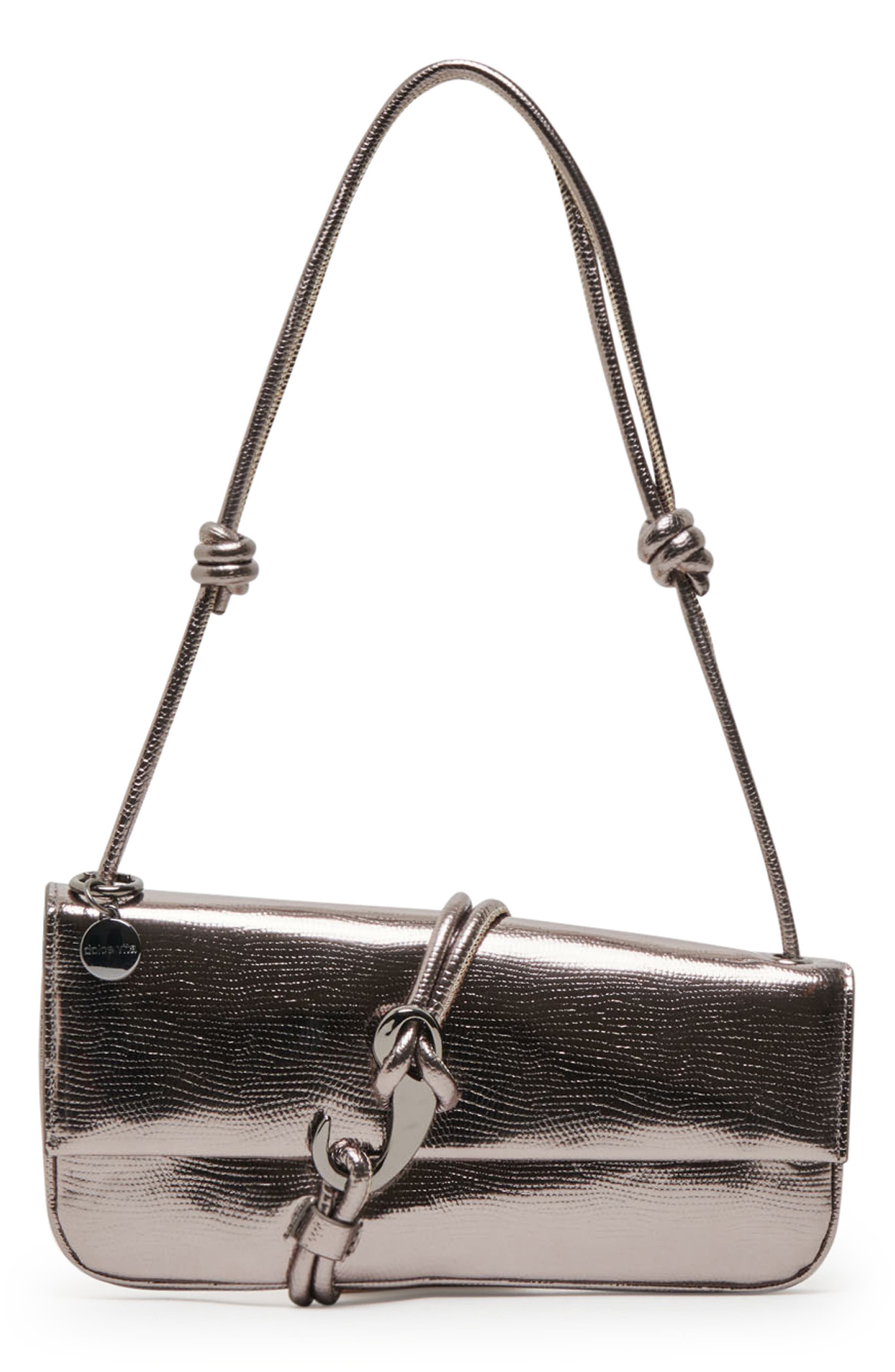 Dolce Vita Alice Lizard Embossed Faux Leather Shoulder Bag, Main, color, 