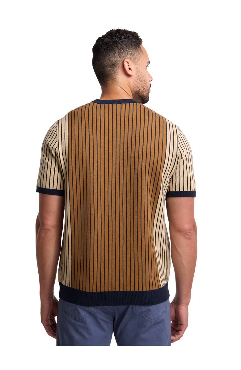 Paul Fredrick Cotton Crewneck Sweater, Alternate, color, Multi
