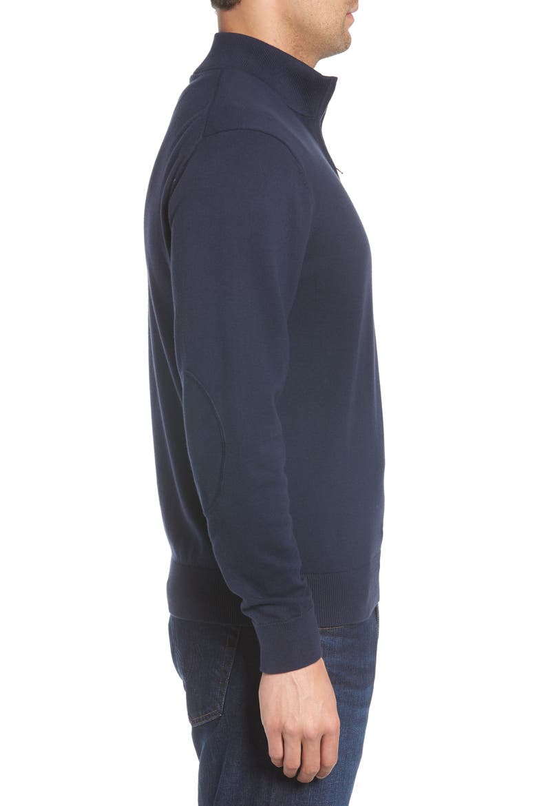 Seattle Seahawks - Lakemont Regular Fit Quarter Zip Sweater, Alternate, color, LIBERTY NAVY