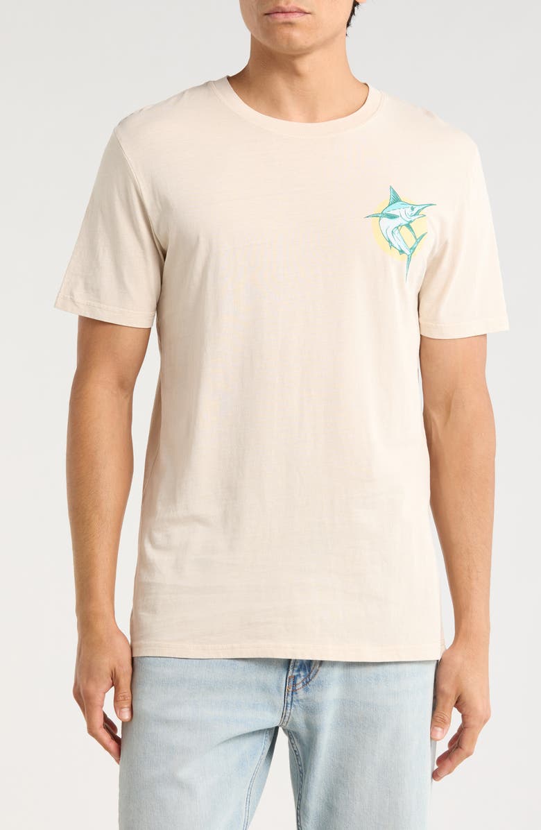 Goodie Two Sleeves Sails & Tails Graphic T-Shirt, Main, color, Beige