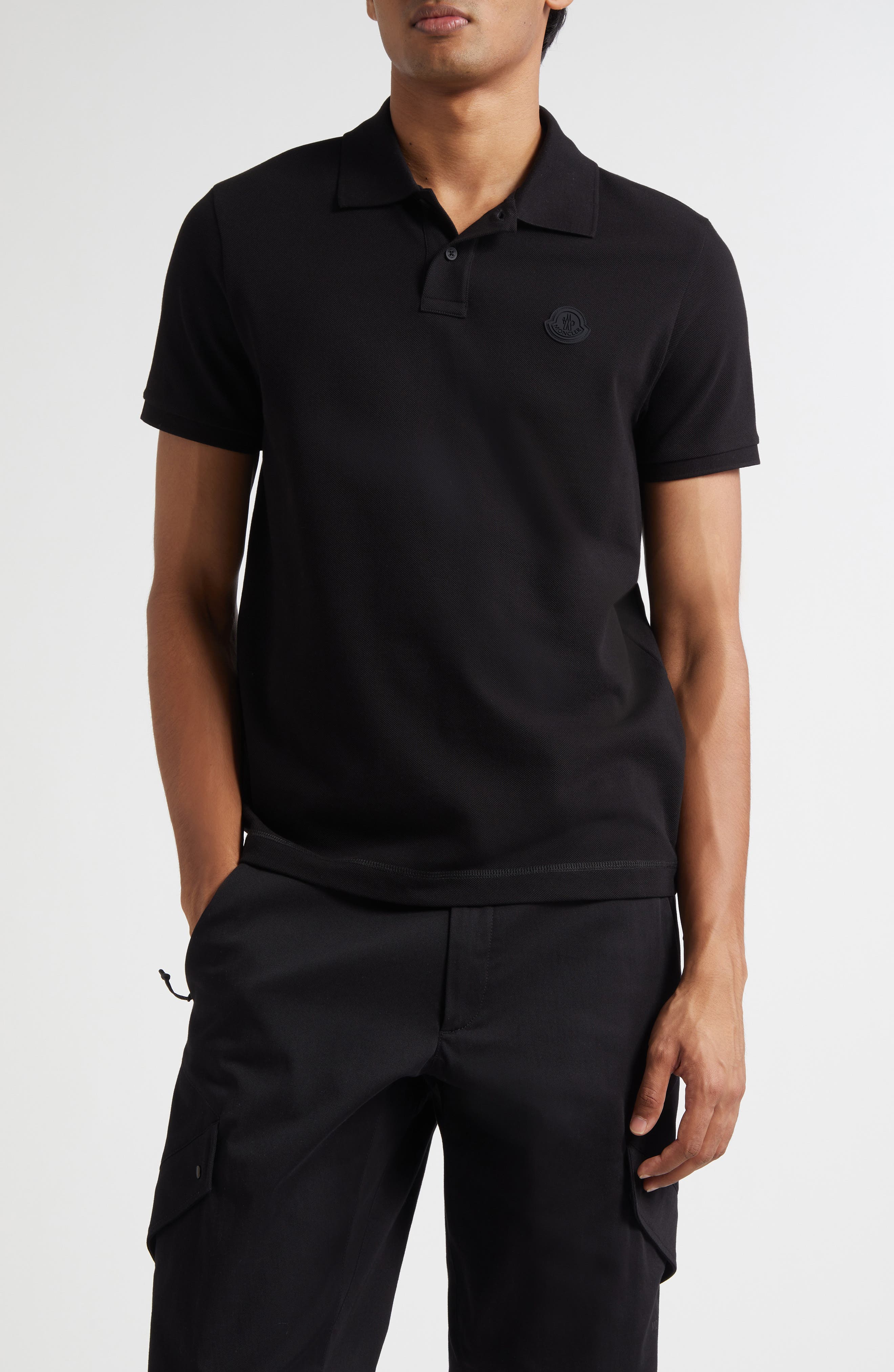 Logo Cotton Pique Polo