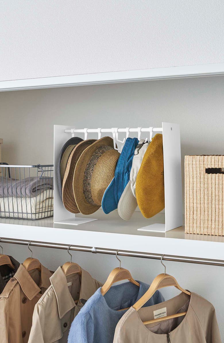 Yamazaki Hat Hanging Organizer, Alternate, color, 