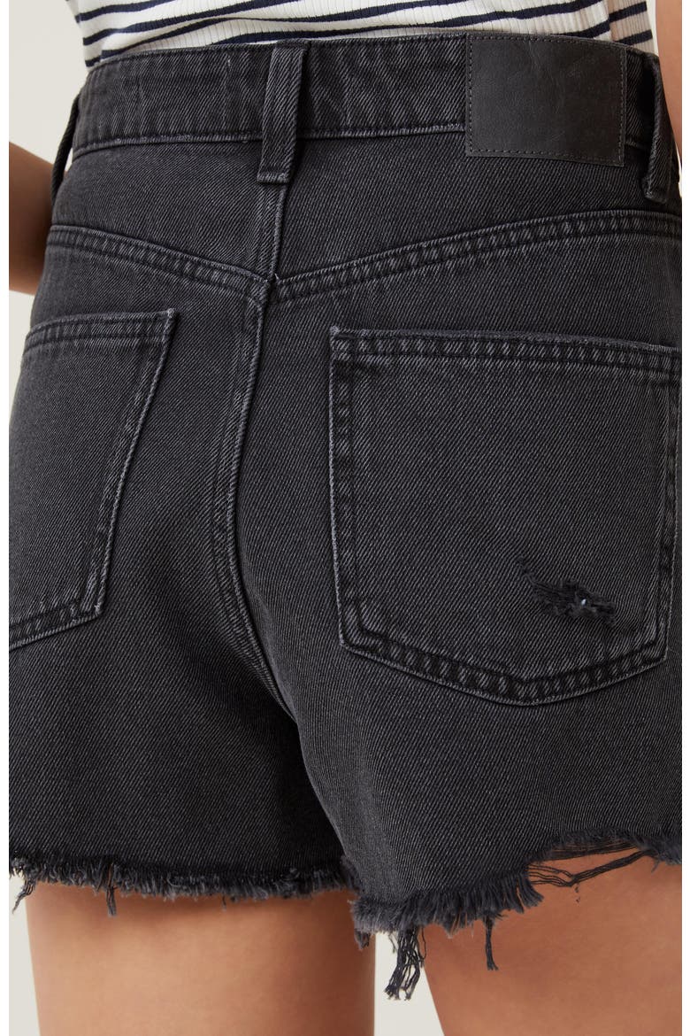 Women's Original Denim Short, Alternate, color, Graphite Black Worn