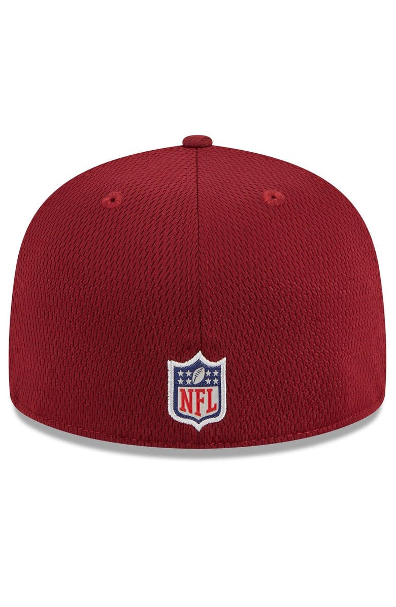 New Era Men's New Era Burgundy Washington Commanders 2023 NFL Training Camp 59FIFTY Fitted Hat, Alternate, color,