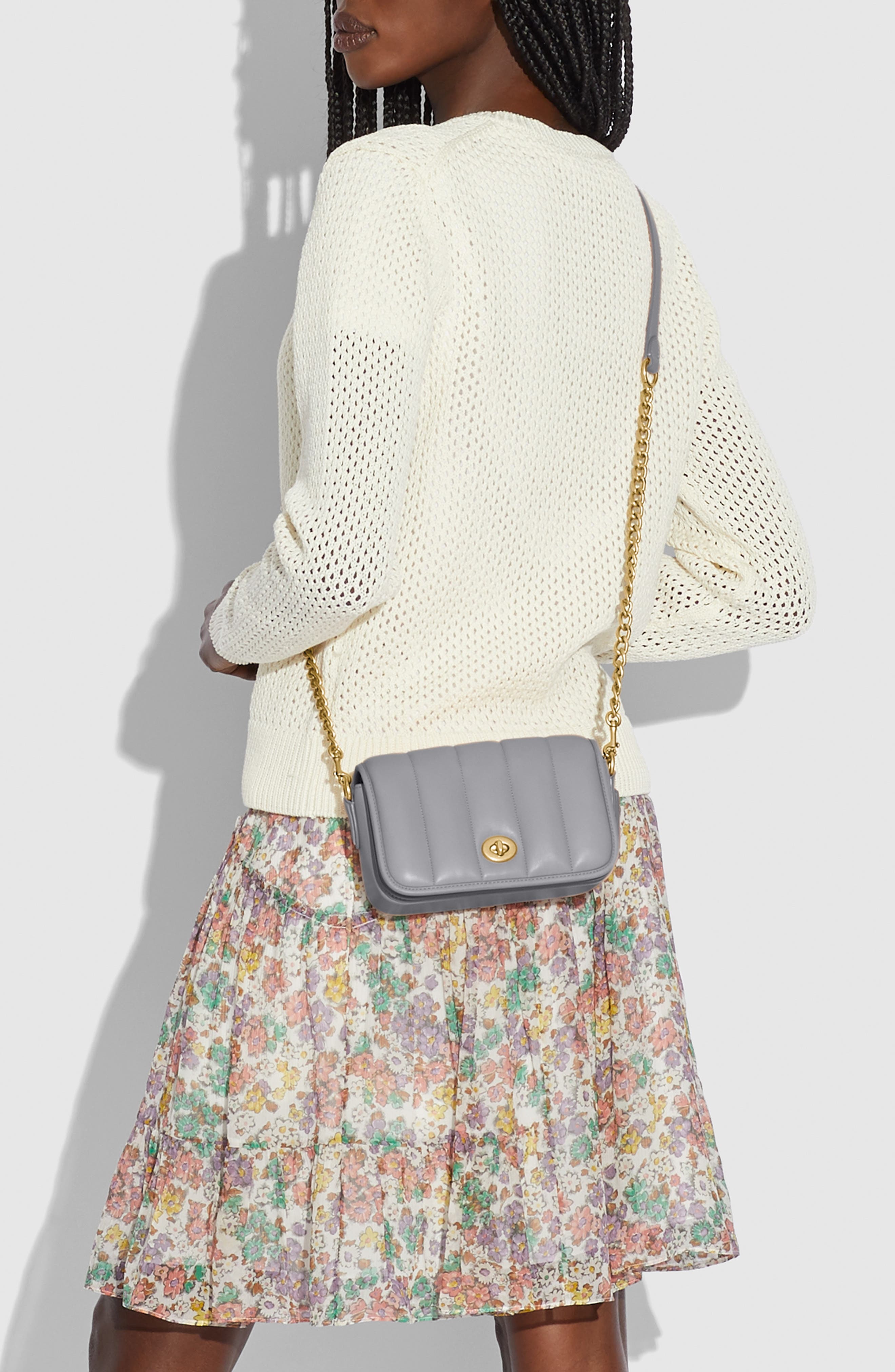 COACH Originals Quilties Leather Crossbody Bag, Alternate, color, 