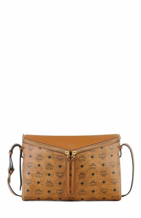 Diamant 3D Shoulder Bag in Visetos Leather Mix