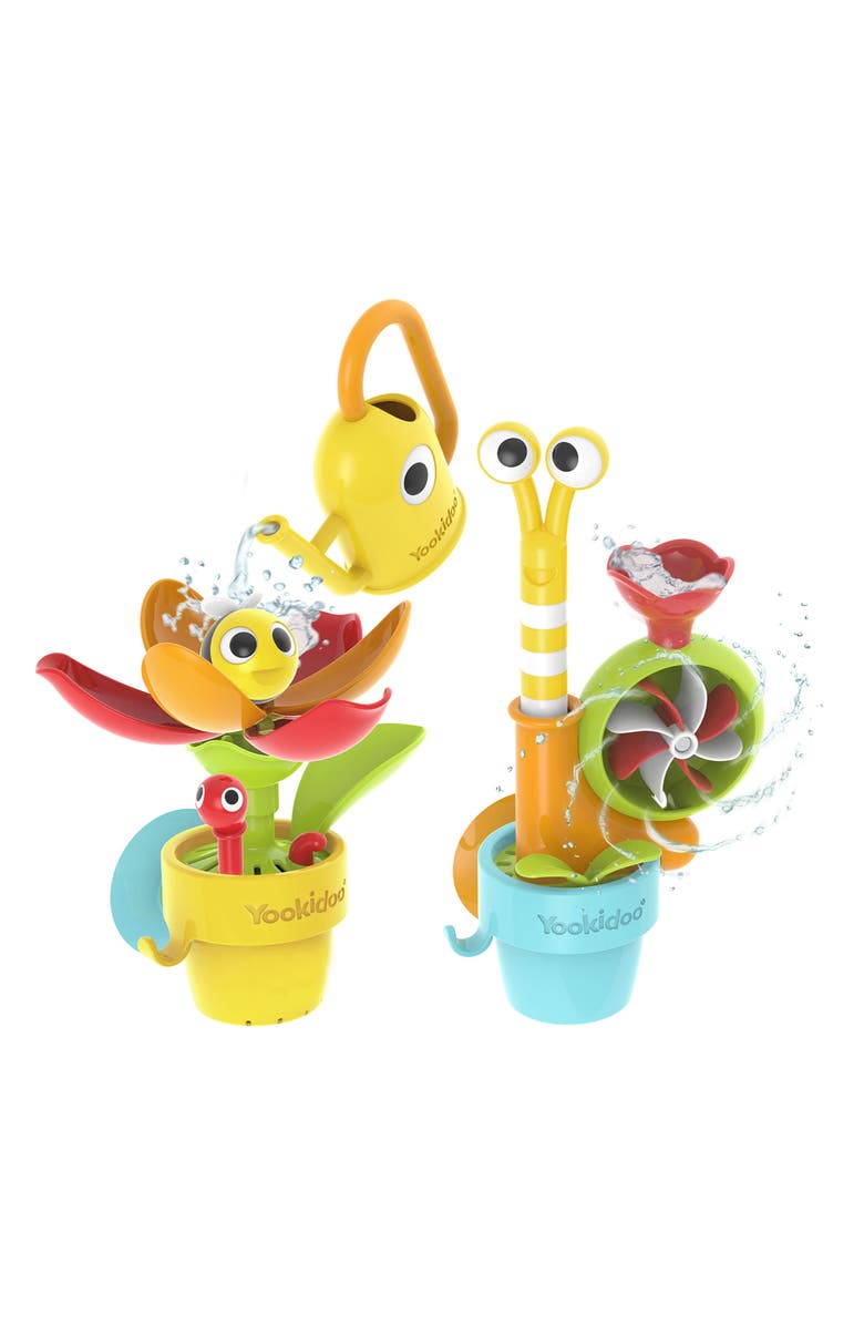 Yookidoo Pour & Grow Pop-Up Garden Bath Toy, Alternate, color, Multi