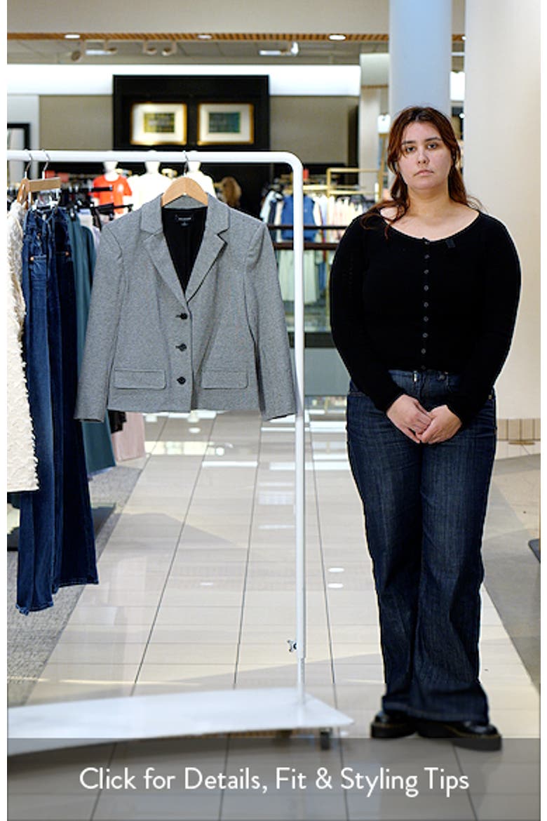Houndstooth Crop Blazer video