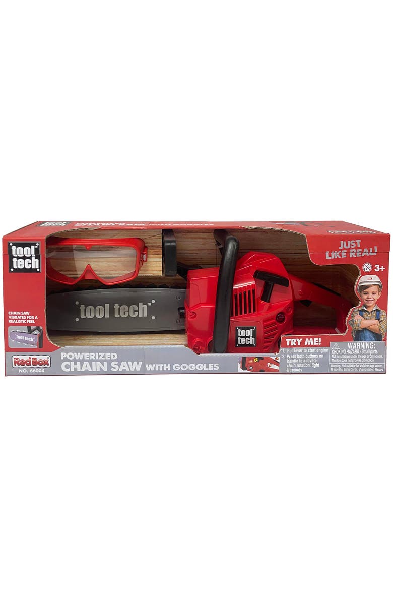 Chain Saw Toy, Alternate, color, Red