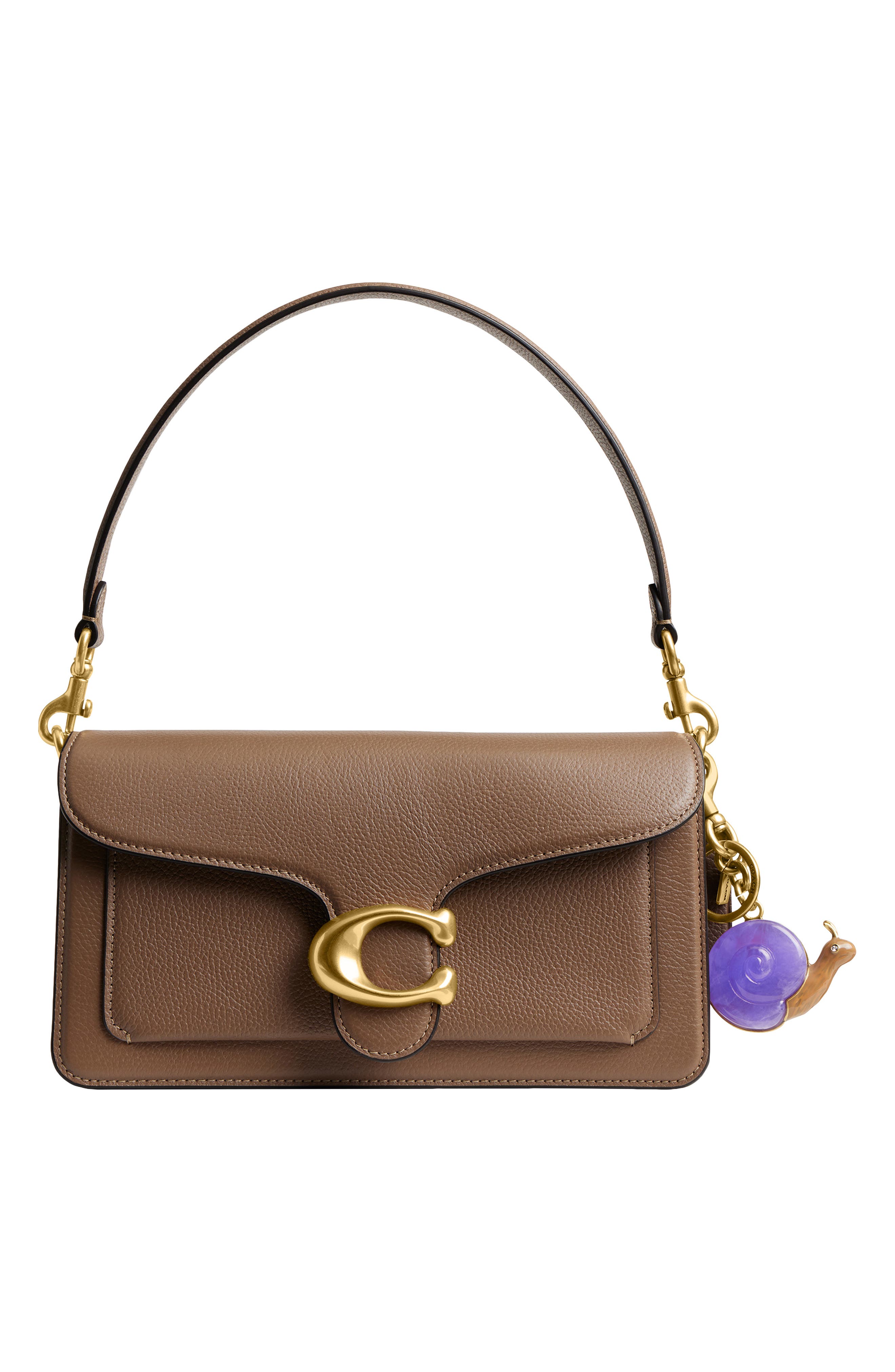 COACH Snail Bag Charm, Alternate, color, Purple Multi