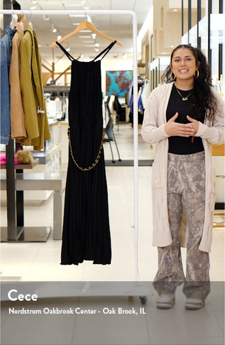 Isobel Pleated Midi Dress, sales video thumbnail