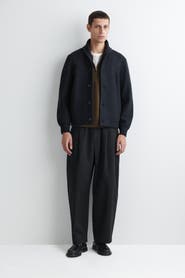 COS Boiled Wool Shawl-collar Jacket