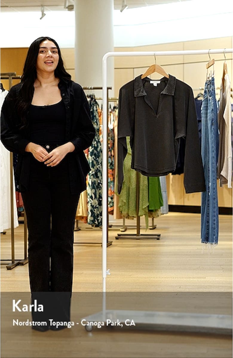 Relaxed Fit Organic Cotton Polo T-Shirt, sales video thumbnail