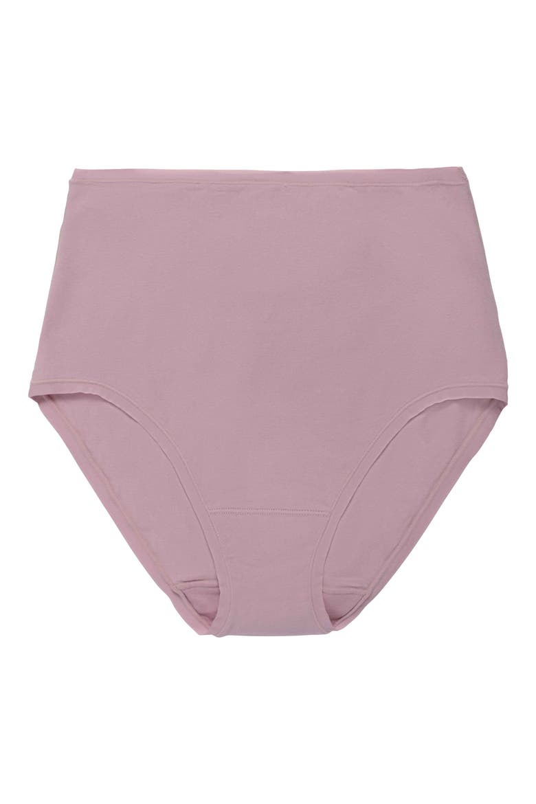 Bliss Bare Cotton High Waist Briefs, Alternate, color, ROSE MIST