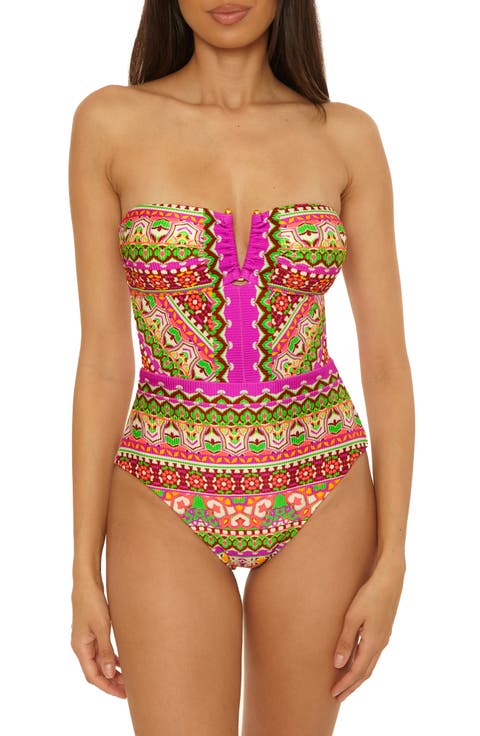 Moroccan Tile One-Piece Swimsuit