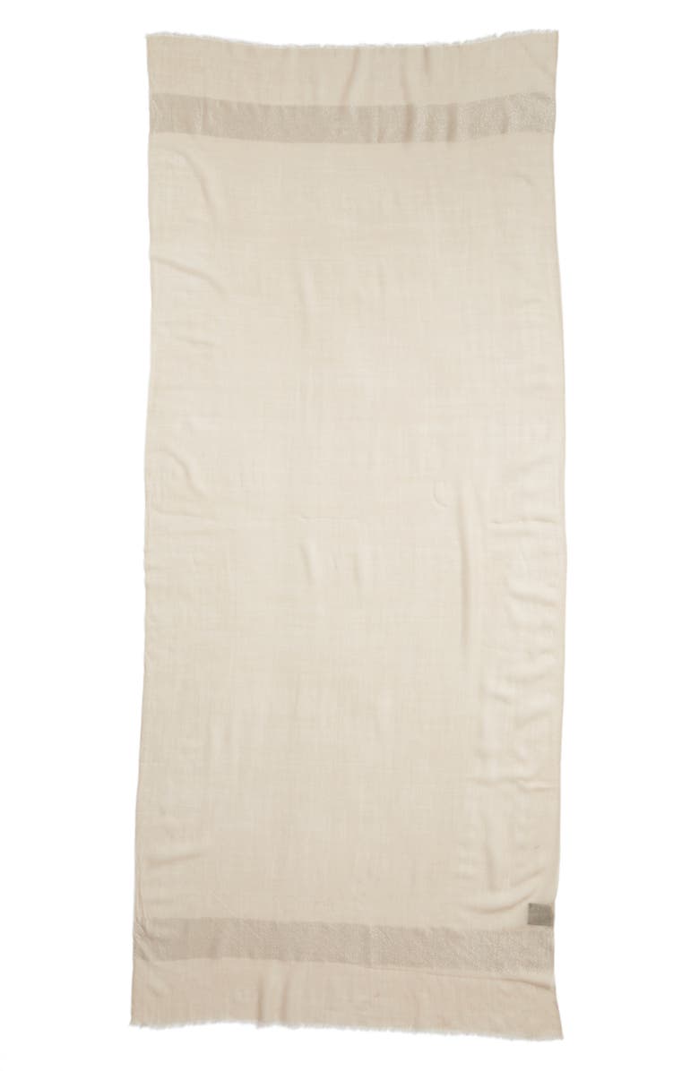 La Fiorentina Shimmer Stripe Scarf, Alternate, color,