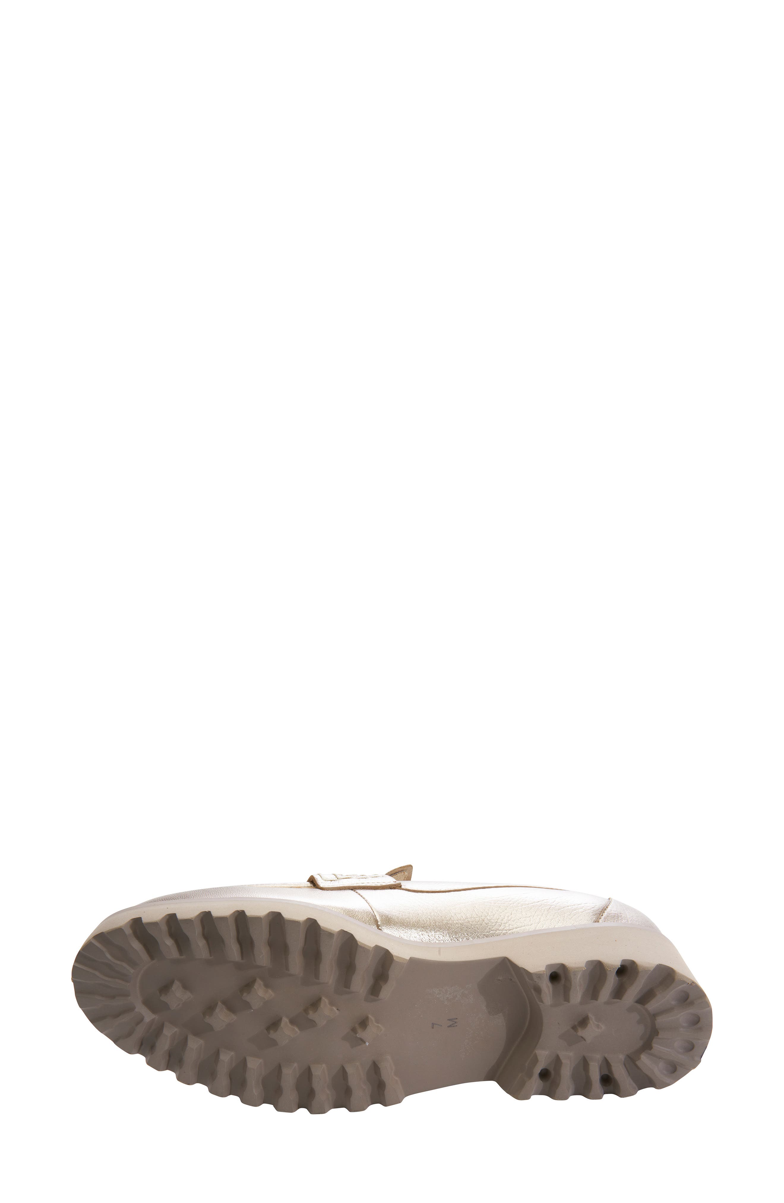 Zayna Water Resistant Penny Loafer, Alternate, color, SHELL