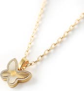 Bowood Lane Monarch Butterfly Charm Necklace
