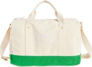 Favorite Daughter Logo Embroidered Canvas Duffle Bag