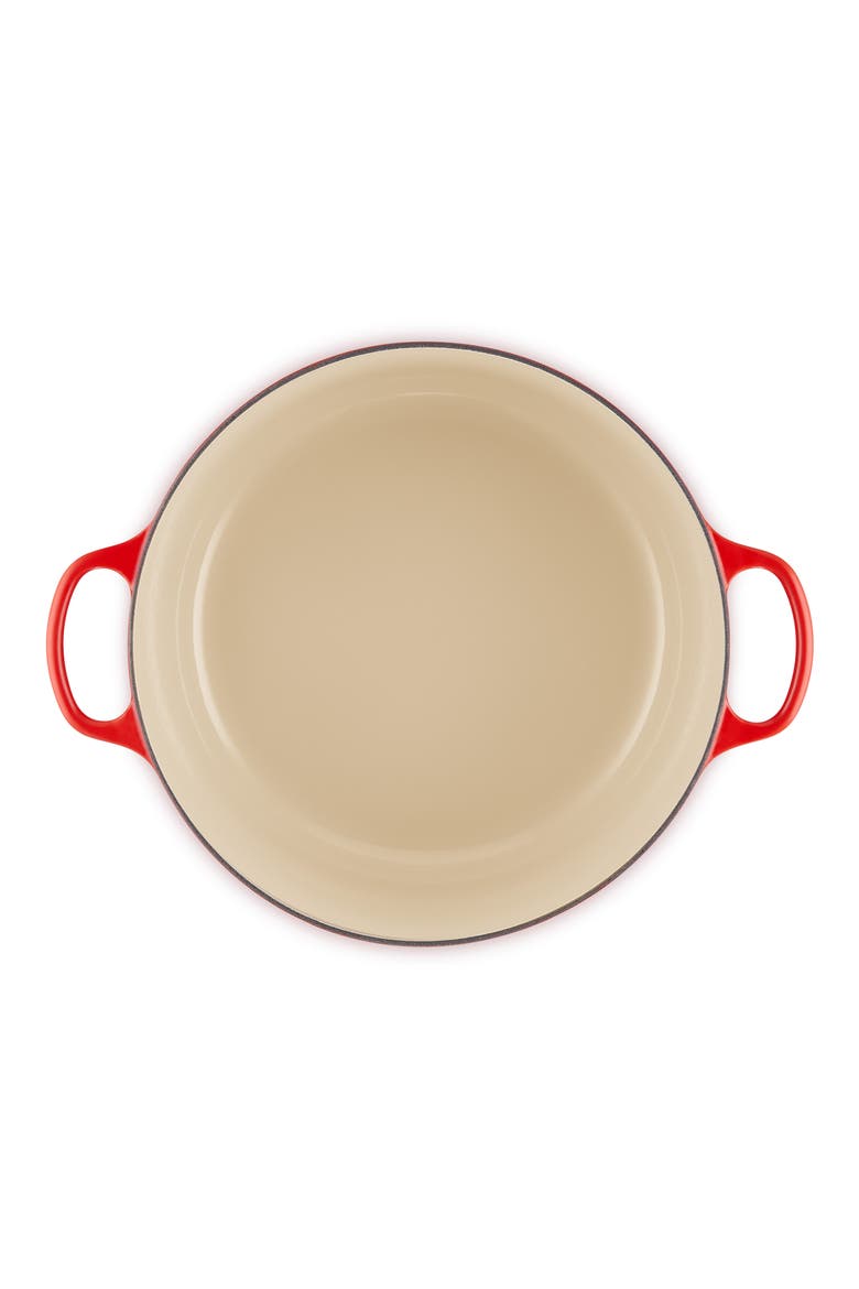 Enameled Cast Iron Round Dutch Oven, Alternate, color, CERISE