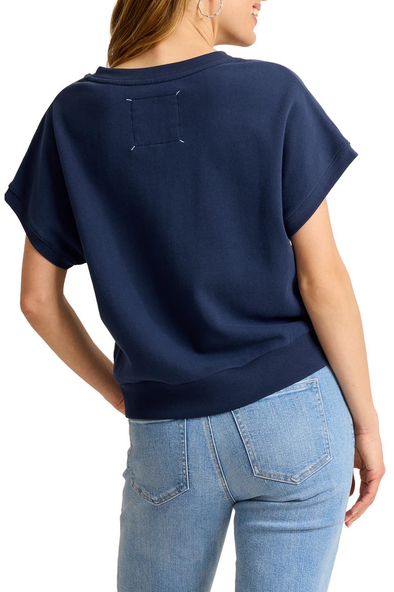 Marina Del Mar Short Sleeve Sweatshirt, Alternate, color, COASTLINE