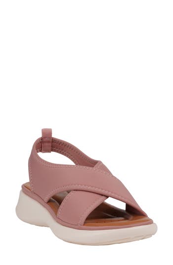 Gc Shoes Nixie Stretch Sandal In Blush