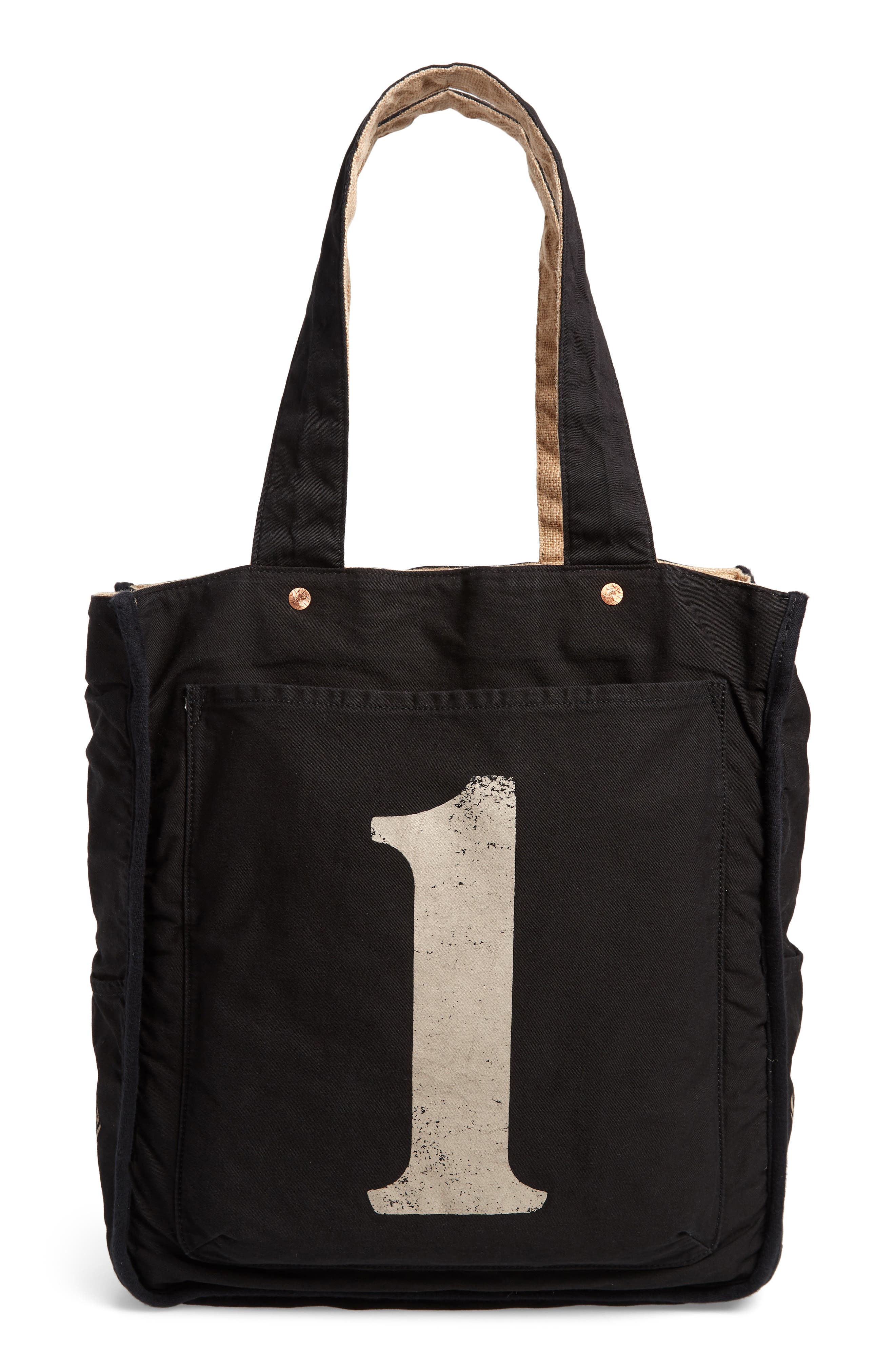FEED 1 Bag Burlap Tote, Alternate, color, 