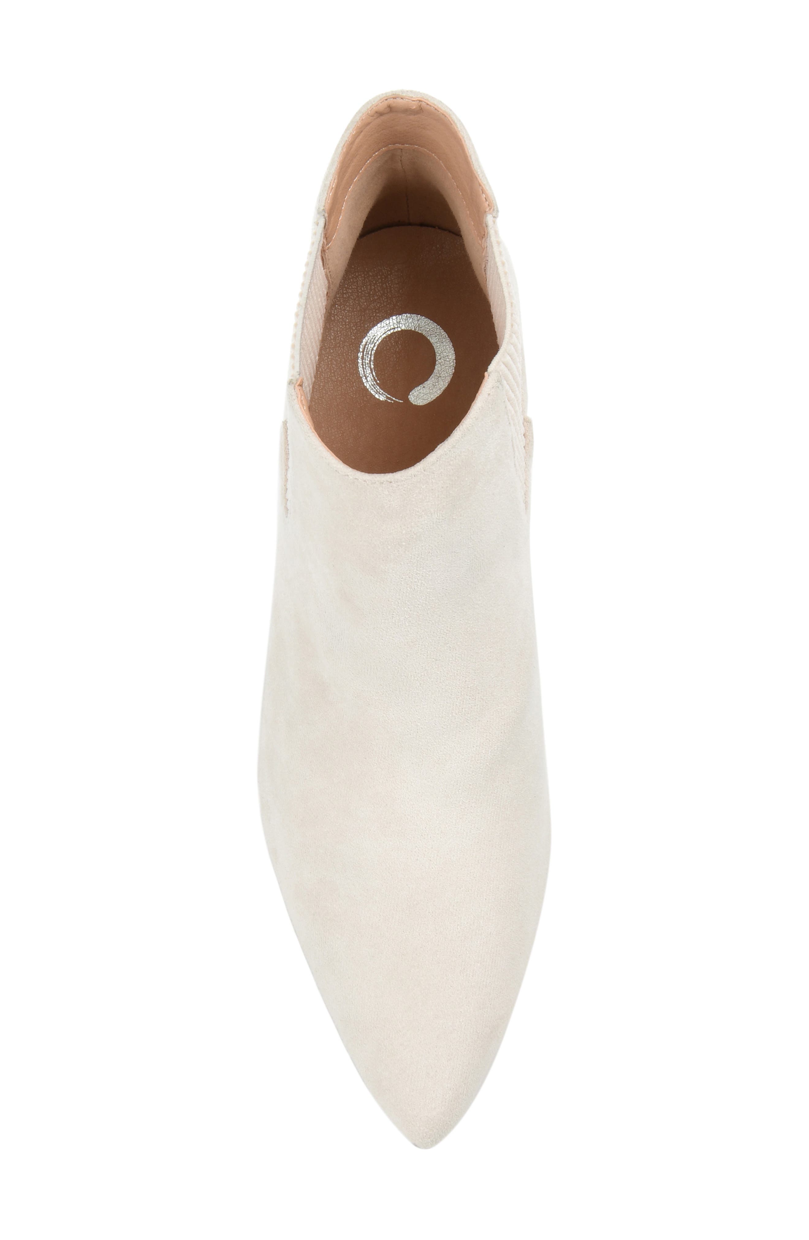 Elitta Vegan Leather Chelsea Bootie, Alternate, color, IVORY