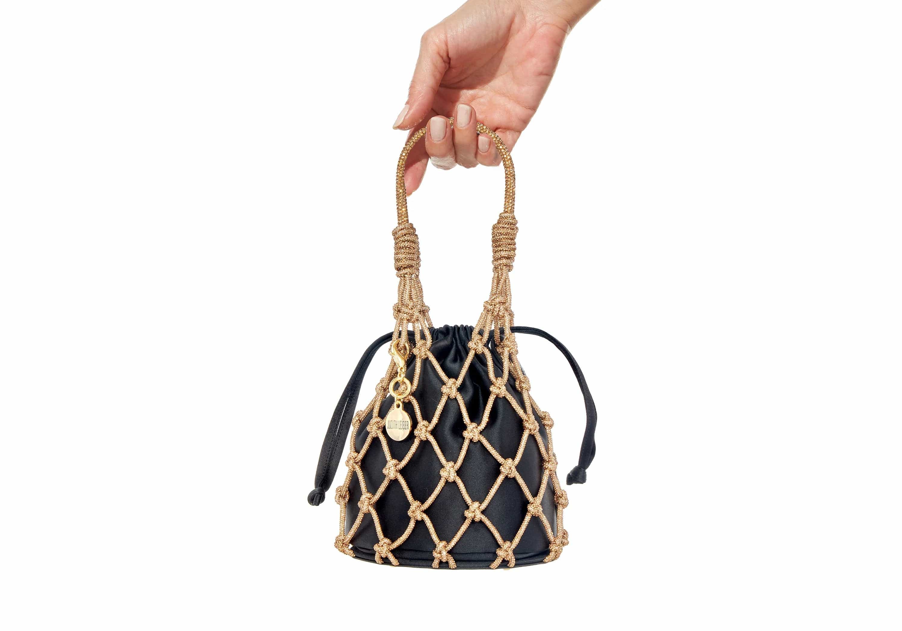 Net Pouch, Alternate, color, Champagne Gold Black