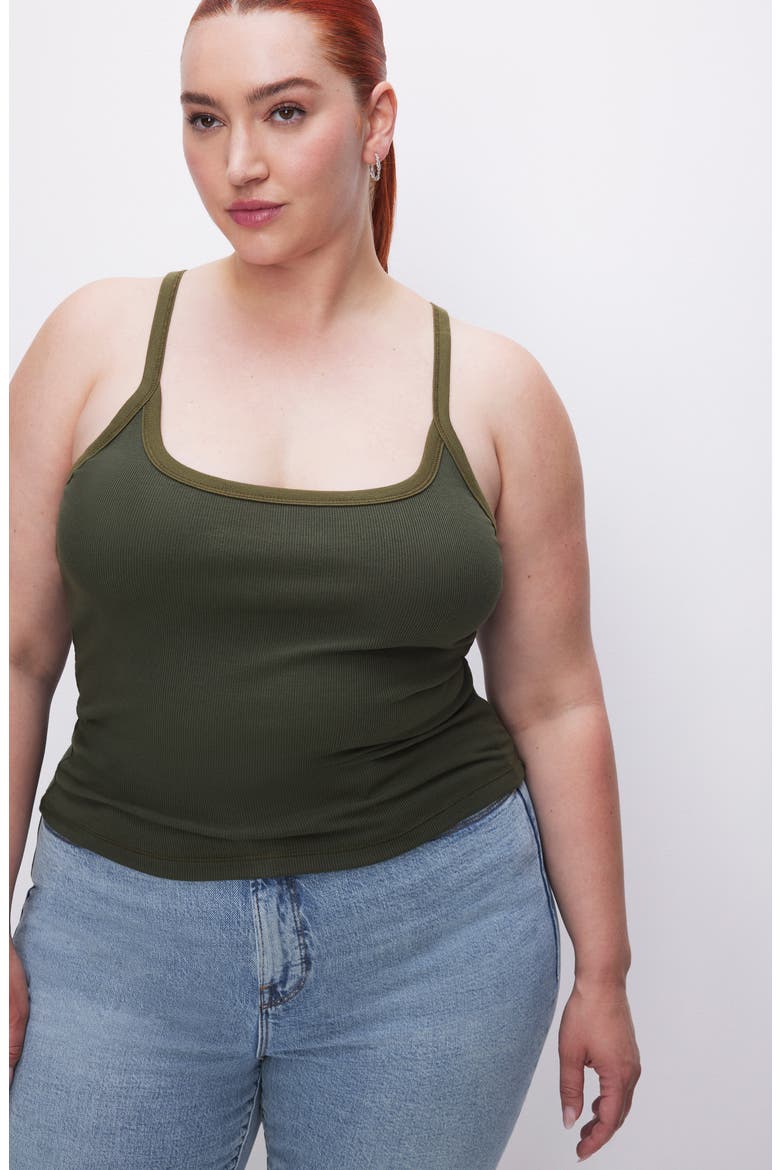 Rib Racerback Tank, Alternate, color, FATIGUE001