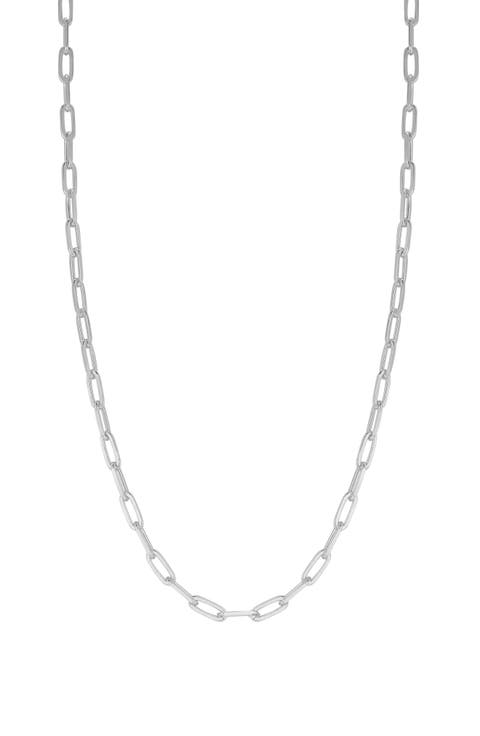 Paper Clip Chain Necklace