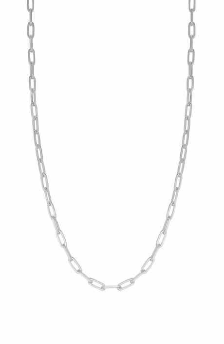 GLAZE JEWELRY Paper Clip Chain Necklace