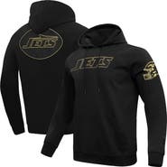 PRO STANDARD Men's Pro Standard Black New York Jets Classic Chenille Pullover Hoodie