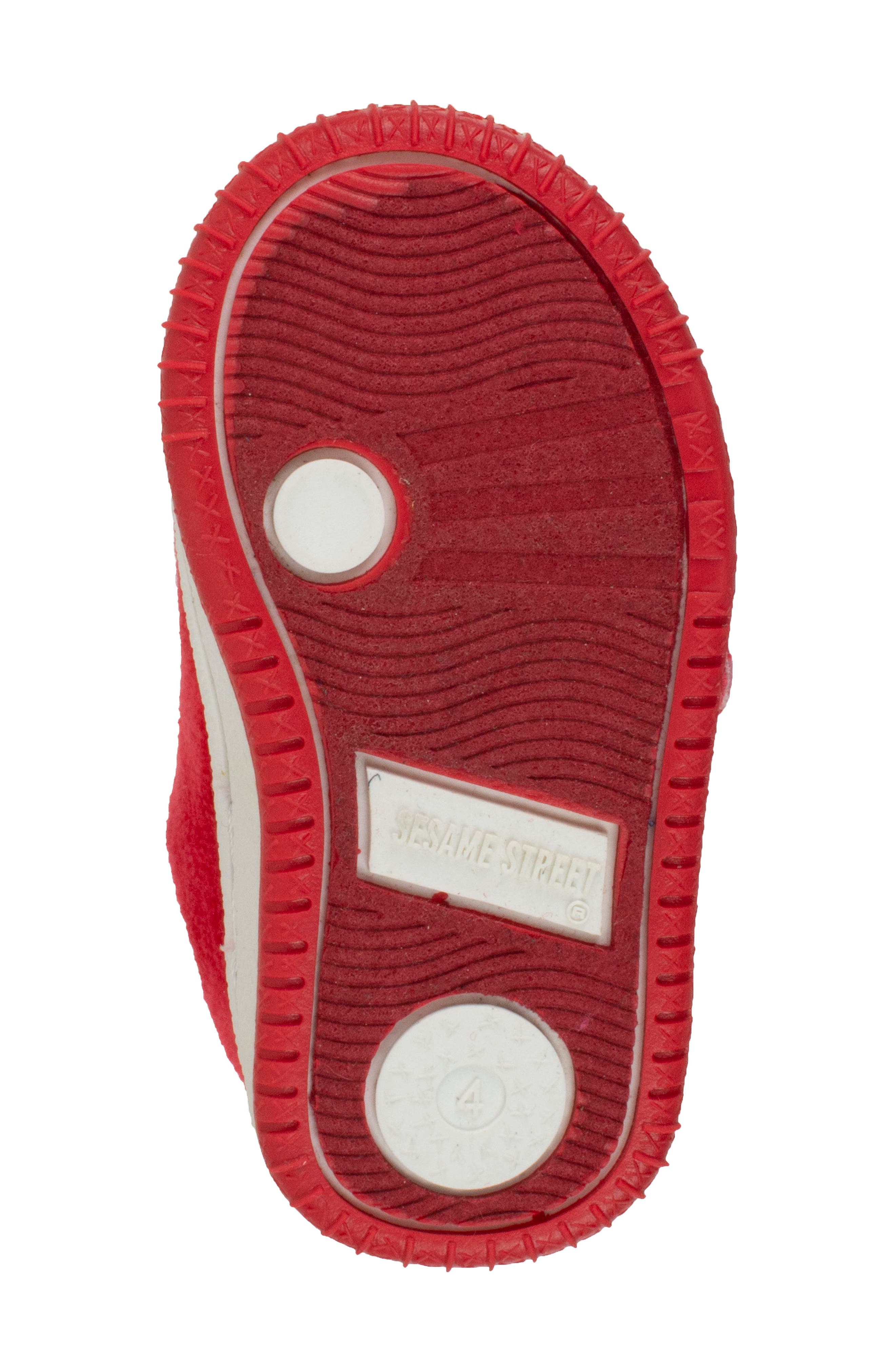 SG Footwear Kids' Sesame Street Elmo Faux Fur Sneaker, Alternate, color, 