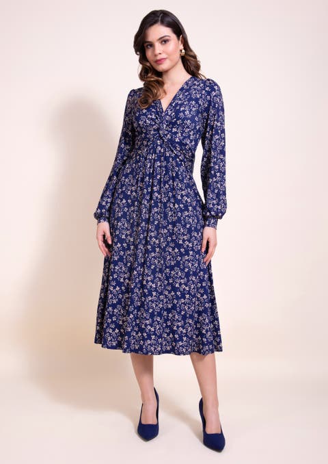 Mollie Knot Midi Dress