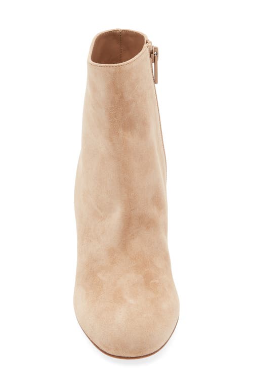 Christian Louboutin Turela Suede Red Sole Ankle Booties In Neutral