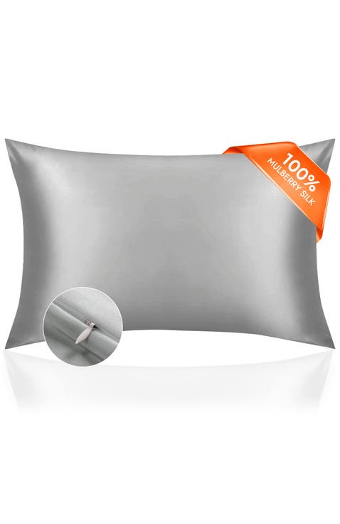 22Momme Mulberry Silk Hidden Zipper Pillowcase