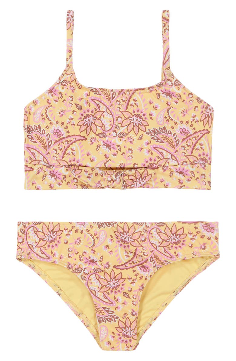 Roxy Kids' Tropidelic Two-Piece Swimsuit, Main, color, Impala