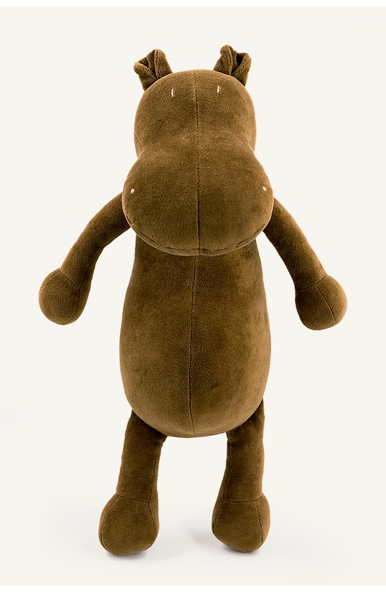 ADADA Momo, the hippo stuffed animal XL, Main, color, Open Brown