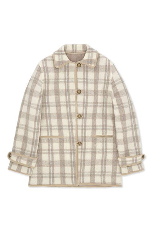 Danielle Plaid Wool Jacket