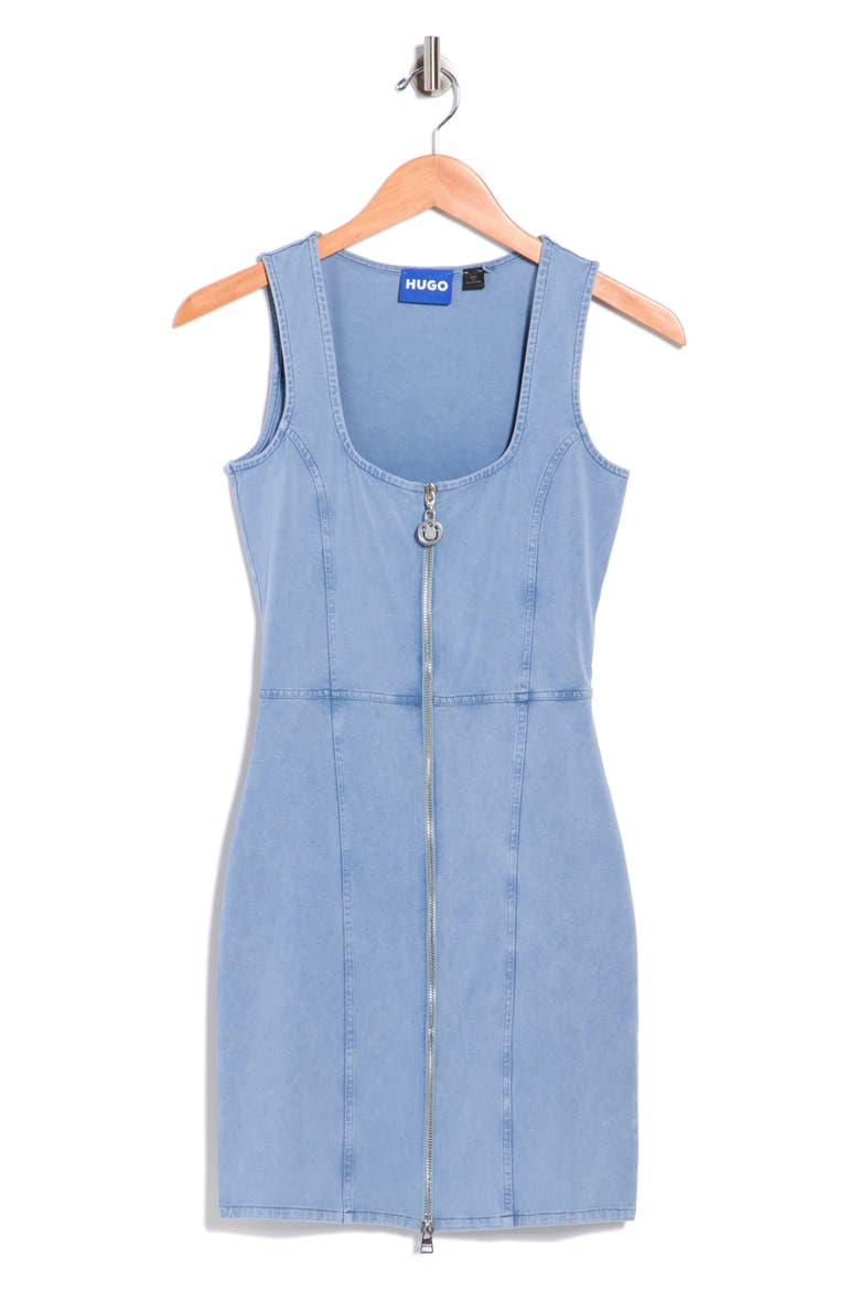 Nelipa Denim Dress, Alternate, color, LIGHT/ PASTEL BLUE