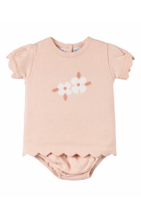 Kids' Flower Knit Bodysuit (Baby)