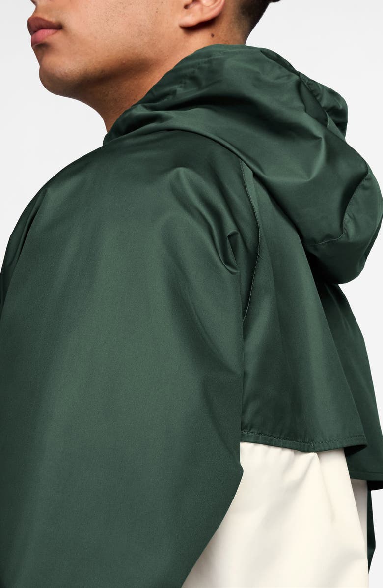 Nike Windrunner Hooded Lined Jacket, Alternate, color, Fir/ Sail
