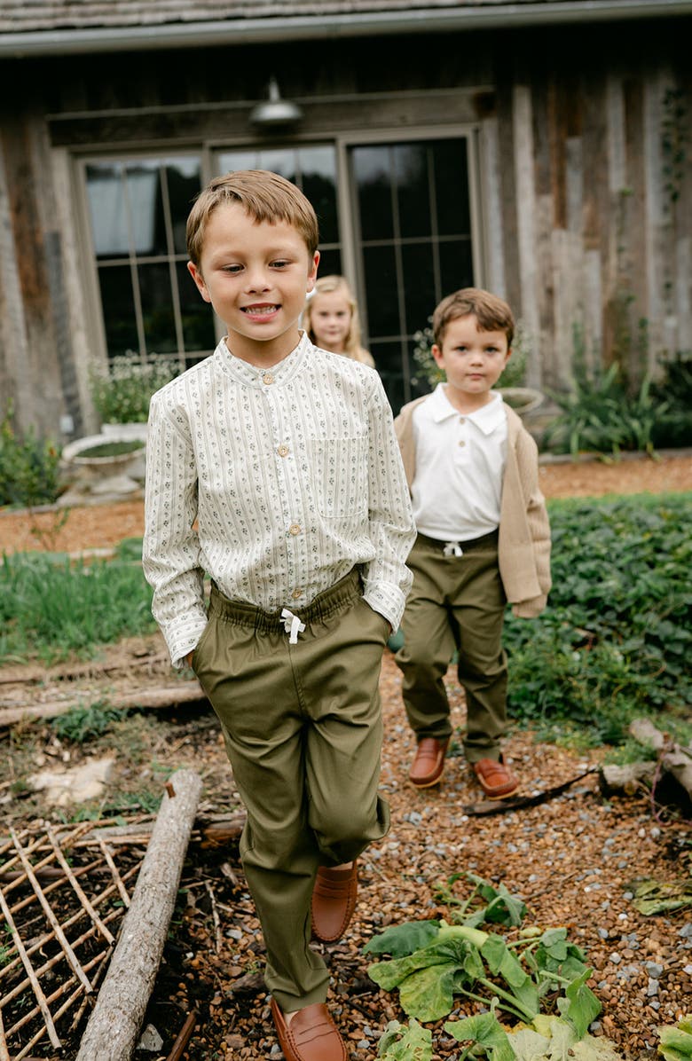 Little Paper Kids Arthur Long Sleeve Shirt, Alternate, color, Country Floral